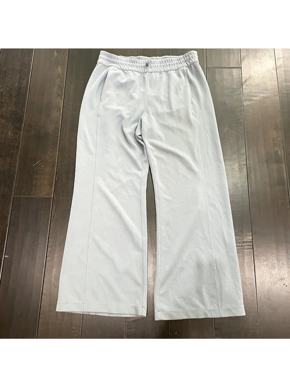 Lululemon Ribbed Softstreme Mid-Rise Pant 32" Belgian Blue Women's Size 14